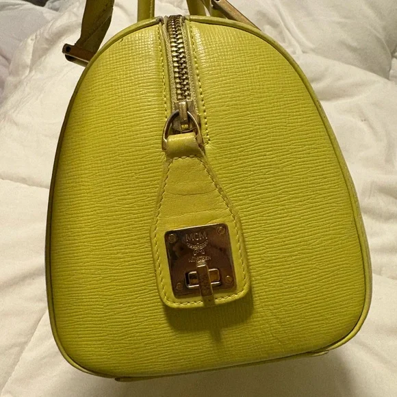 MCM  Leather Satchel - Picture 2 of 6